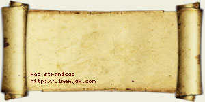 Hana Milovac vizit kartica